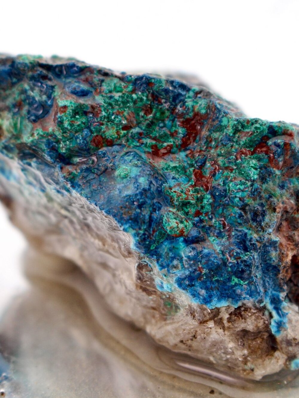 Blue Shattuckite Copper Silicate Quartz Namibia Raw Natural Rough Mineral 71.9g